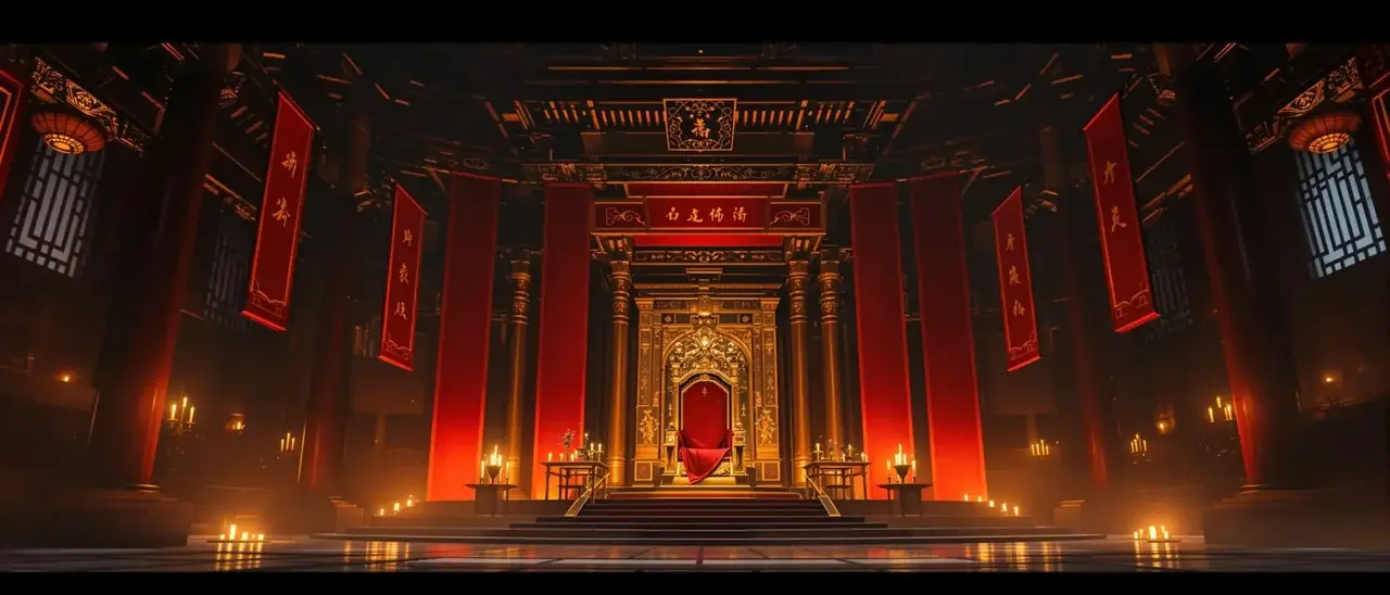 红豆短剧《夺嫡》首屏推荐画面，九子夺嫡风云再起，最不被看好的他笑到最后。